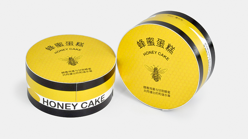 低成本，高顏值｜圓形單層卡紙烘焙包裝盒