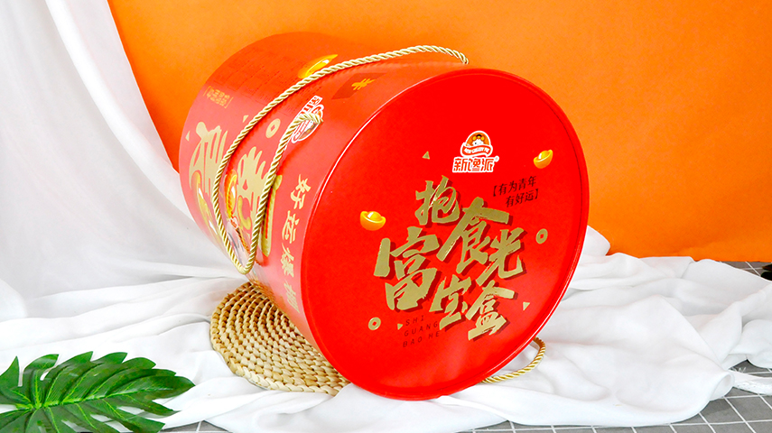 圓形抱抱桶禮盒包裝